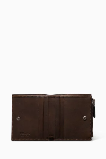 Small Logo Wallet in Leather