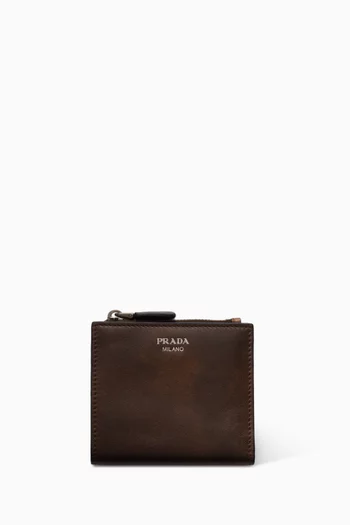 Small Logo Wallet in Leather
