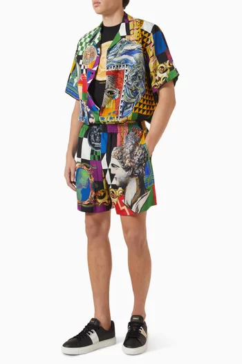 Medusa Coin-print T-shirt in Cotton-jersey
