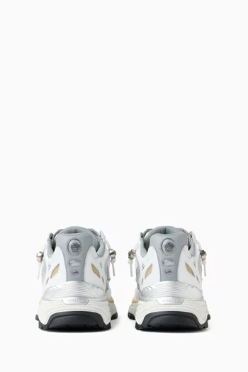 Icaro Sneakers in Leather & Mesh