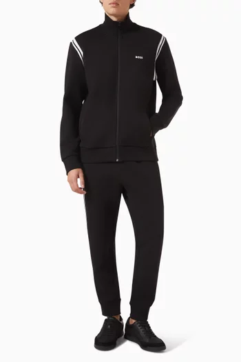 Tracksuit Set in Stretch-cotton