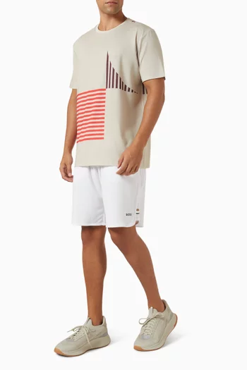 Striped T-shirt in Jersey