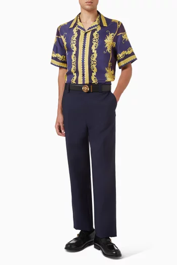 Barocco-print Shirt in Silk