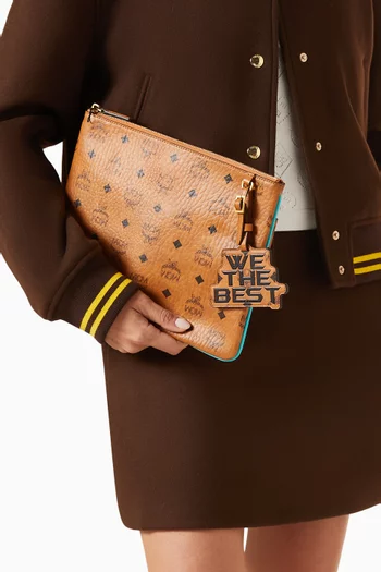 x We The Best Crossbody Pouch in Visetos