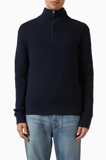 Danton Quarter-zip Sweater in Cotton