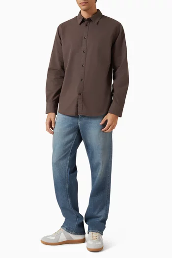Overdyed Tomlin Shirt in Cotton-blend