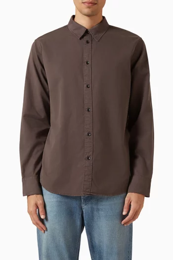 Overdyed Tomlin Shirt in Cotton-blend