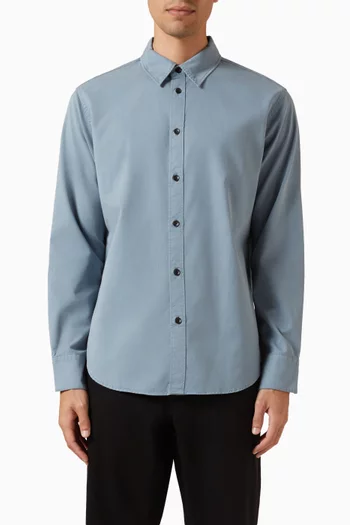 Overdyed Tomlin Shirt in Cotton-blend