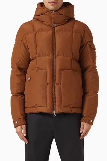 Dravenis Hooded Mid-length Down Jacket