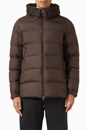 Orvelle Hooded Mid-length Down Jacket