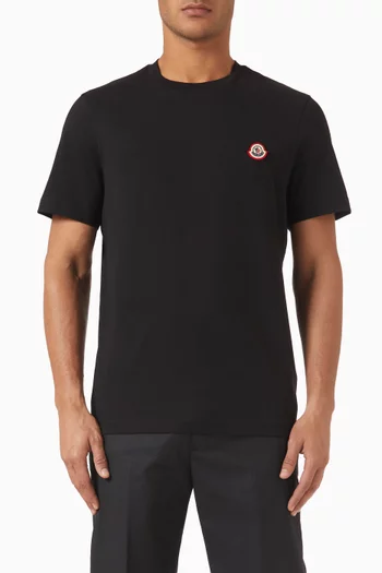 Logo Patch T-shirt in Cotton