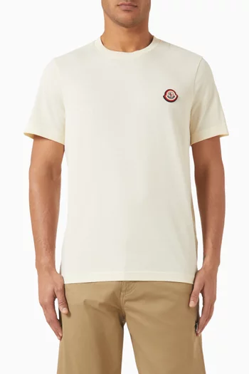Logo Patch T-shirt in Cotton