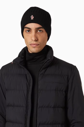 Logo Beanie in Wool
