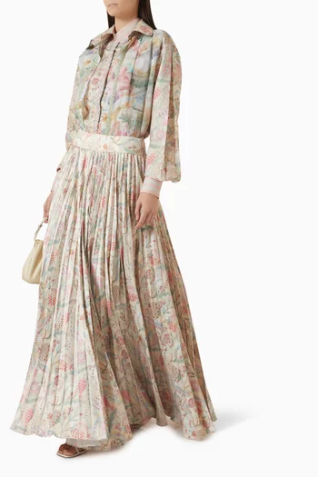 Printed Shirt in Georgette