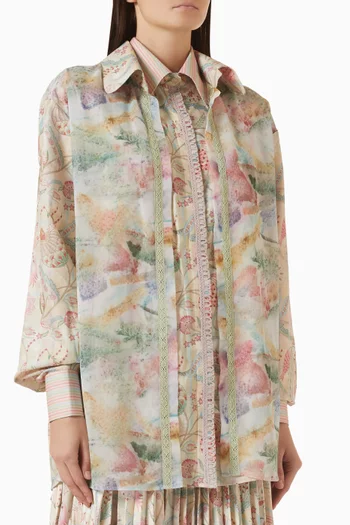 Printed Shirt in Georgette