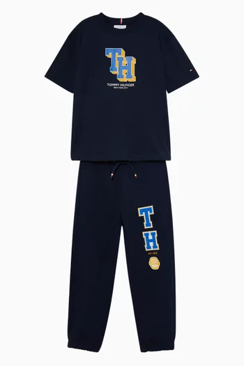 Varsity Logo T-shirt in Cotton-jersey