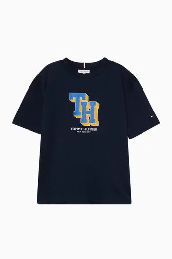 Varsity Logo T-shirt in Cotton-jersey