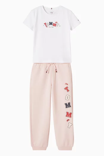 Logo Sweatpants in Cotton