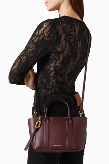 The Small Pop J Marc Work Tote Bag in Pebble Leather