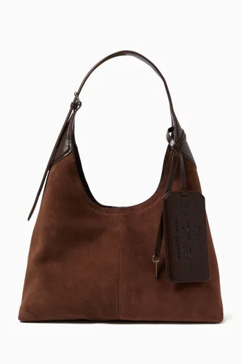 The Belted Sack Bag in Suede