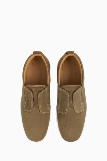 Alfie Derby Slip-on Sneakers in Leather