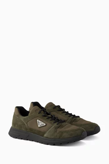 Prax Sneakers in Suede & Re-nylon