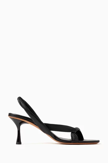 Siena Twisted Sandals in Leather