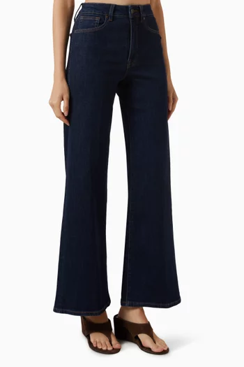 Good Waist Palazzo Ankle Jeans