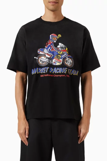 Bear On A Bike T-shirt in Cotton