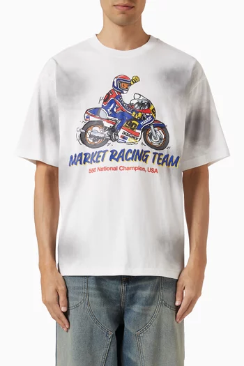 Bear On A Bike T-shirt in Cotton