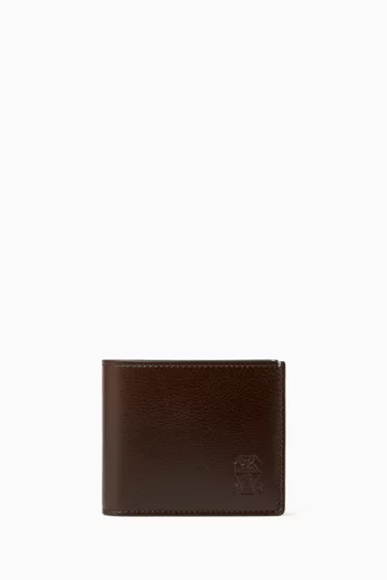 Wallet in Brushed Leather