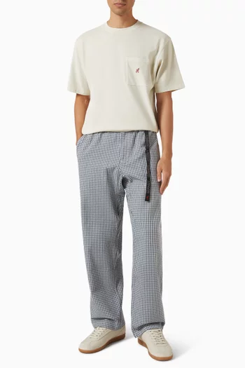 Straight Fit Gramicci Pants in Dobby Plaid