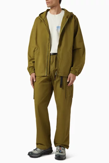 Cargo Pants in Herringbone Cotton