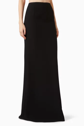 High-waist Skirt in Silk