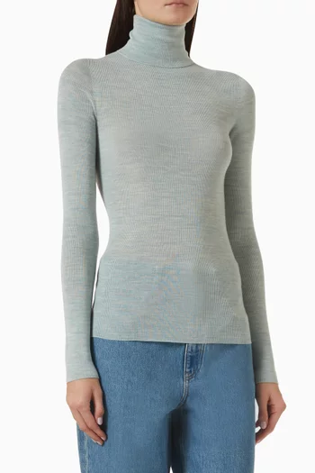 Sempre Turtleneck Sweater in Merino Wool