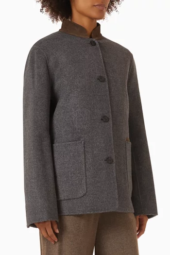 Spenser 3-in-1 Coat in Wool-cashmere