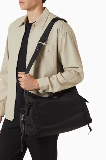 Explore Crossbody Bag in Re-Nylon & Leather