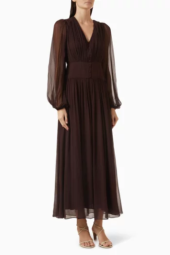 Bianca Dress in Silk Chiffon