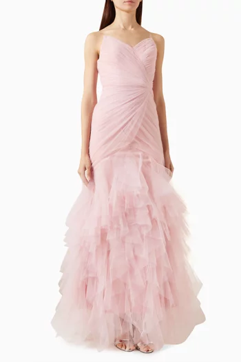 Tiered Dress in Tulle