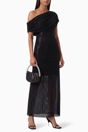 Embellished Off-shoulder Dress