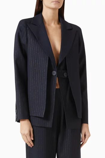 Striped Blazer