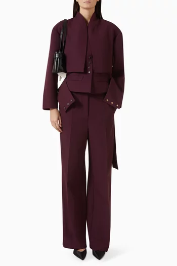 Textured Asymmetrical Jacket