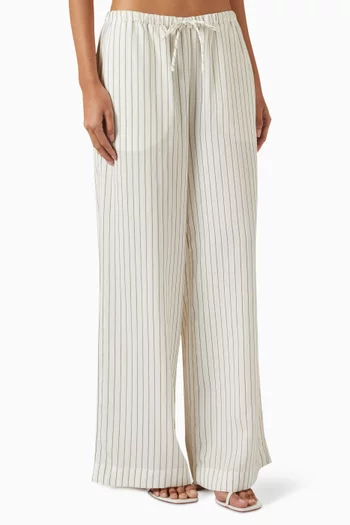 Relaxed Striped Pants