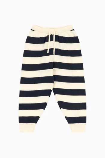Manis Striped Pants in Knit