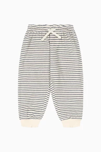 Itty Striped Sweatpants in Organic-cotton