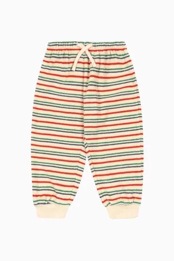 Itty Striped Sweatpants in Organic-cotton