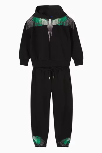 Wings Graphic Sweatpants in Cotton