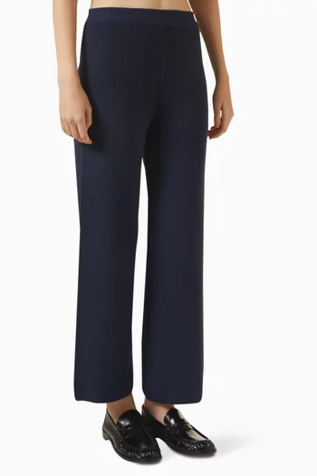 Straight-leg Knit Pants
