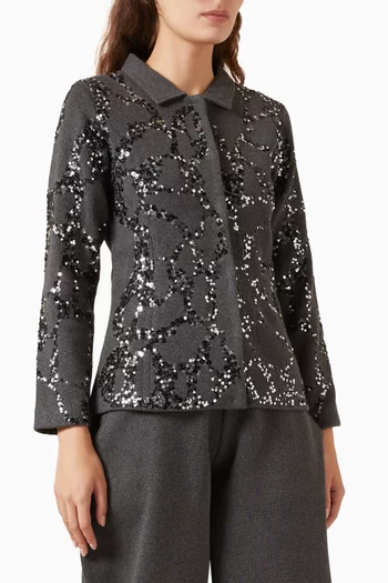 Sequin-embellished Shirt