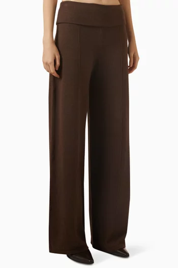 Foldover Knit Pants